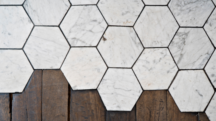 Geometry Meets Luxury With Hexagon Tile Bathroom Stickers