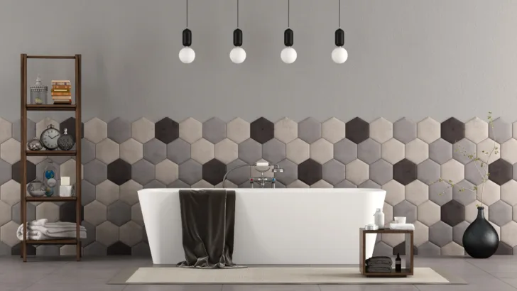 Hexagon Tiles Shaping Your Bathroom's Personality