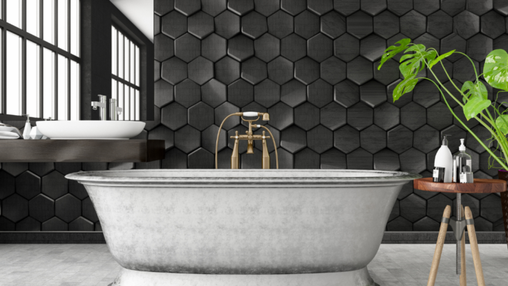 Hexagon Tiles Unconventional Beauty for Bathrooms