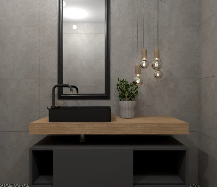 Unleash Your Inner Designer Create a Trendy, Chic, and Contemporary Grey Bathroom that Reflects Your Style.
