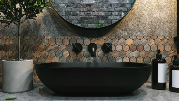 Hexagon Tile Bliss: Bathroom Transformation Awaits