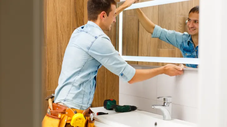 Install Your Bathroom Mirror With Safety And Ease